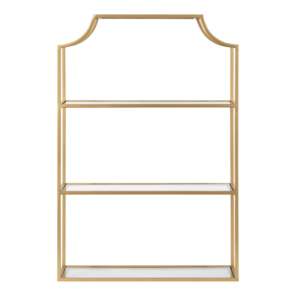 4-Tier Wall Shelf - Silver U6745