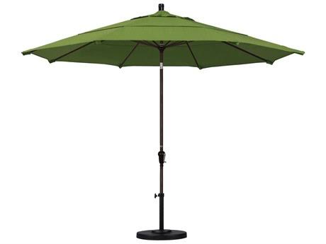 Bronze/Tangerine Patio Umbrella with Aluminum Pole T952501