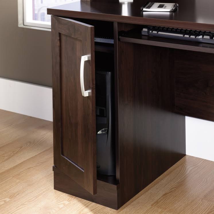 Dark Alder Computer Credenza B824