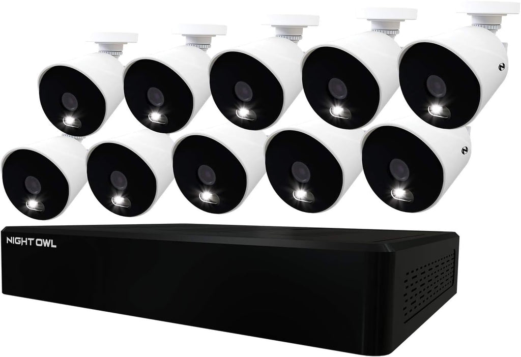 6 Wired 4K Ultra HD Indoor/Outdoor Security Camera System with 2TB Hard Drive Z78798