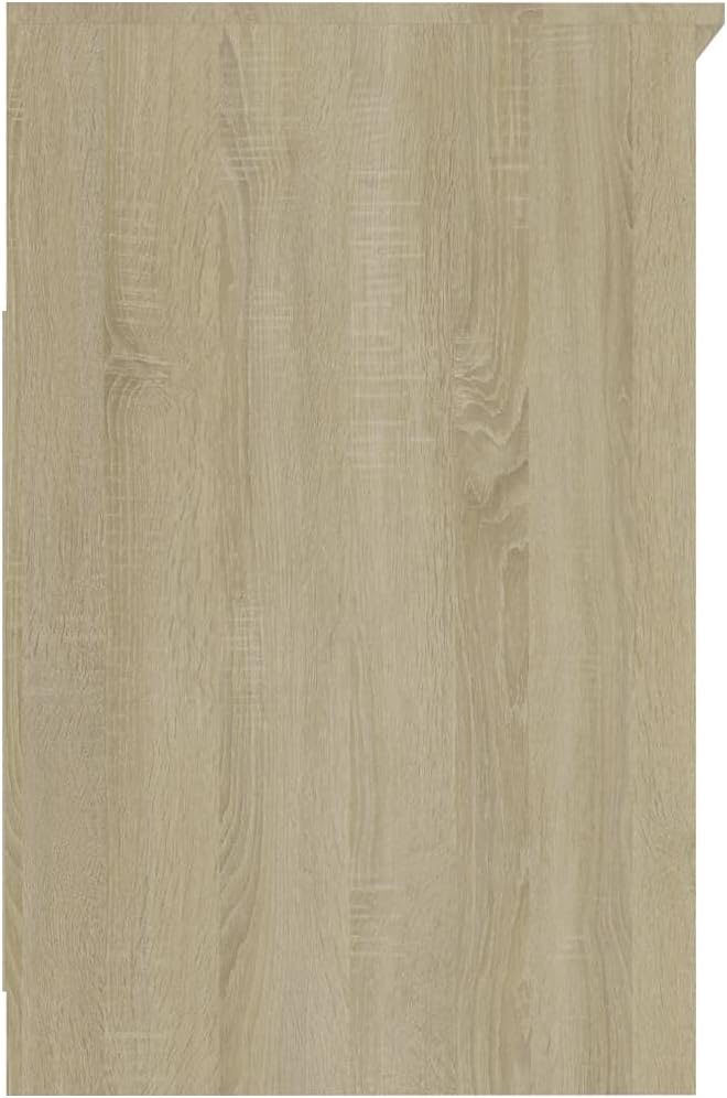 White Sonoma Oak Chipboard Drawer Cabinet G79727
