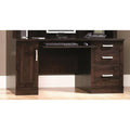 Dark Alder Computer Credenza B824