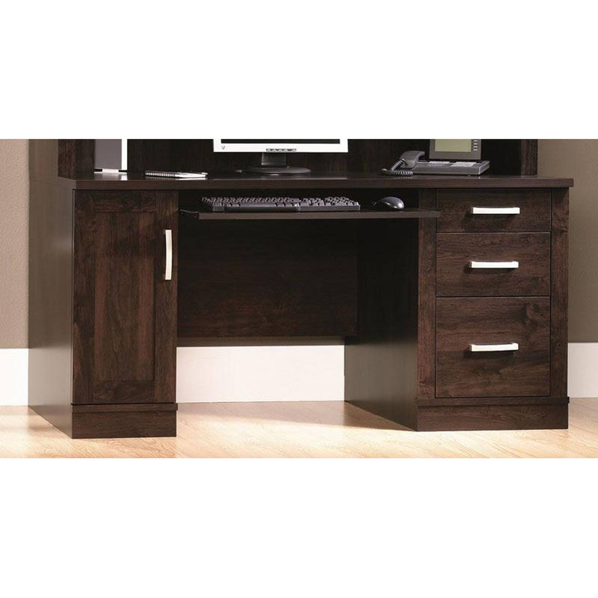 Dark Alder Computer Credenza B824