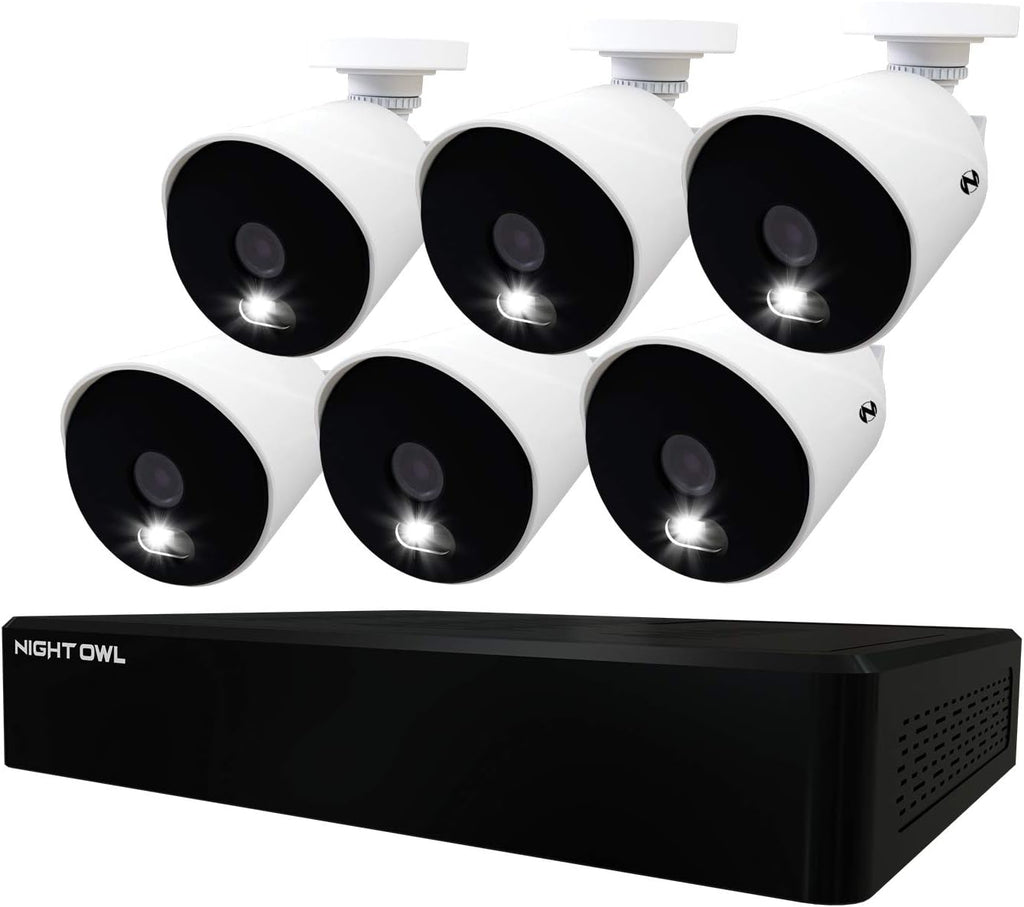 6 Wired 4K Ultra HD Indoor/Outdoor Security Camera System with 2TB Hard Drive Z78798