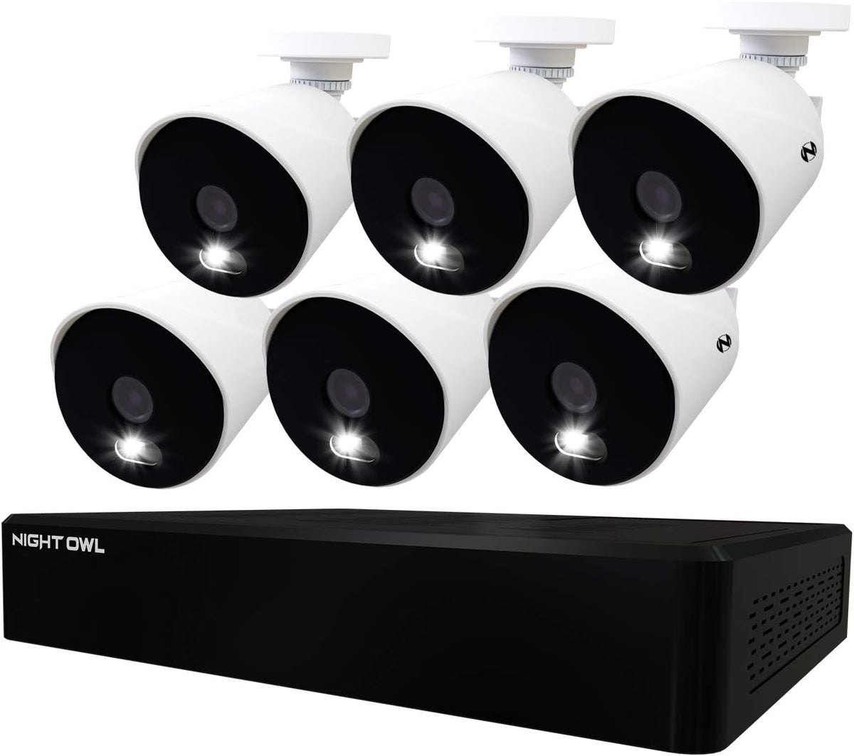 6 Wired 4K Ultra HD Indoor/Outdoor Security Camera System with 2TB Hard Drive Z78798