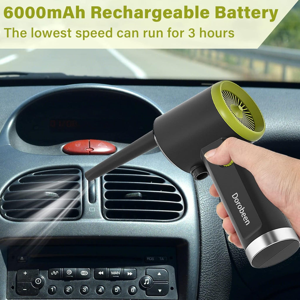 Compressed Air Duster, Cordless Handheld Air Blower, 41000RPM, Rechargeable, Pack of 2 J24363