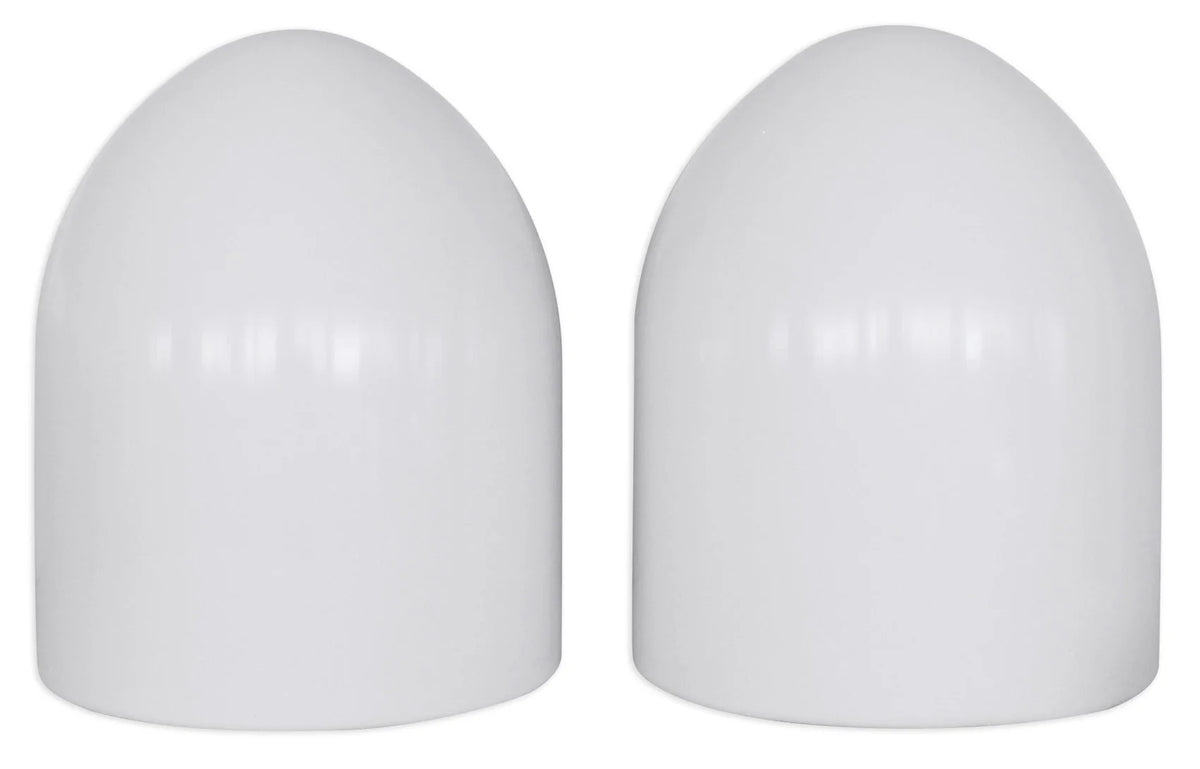 White Aluminum Wakeboard Tower Speaker Pods with Covers X60276
