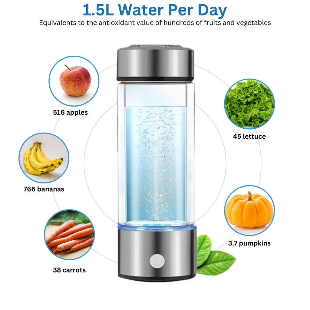 Rechargeable Hydrogen Water Bottle 420 ml A61722