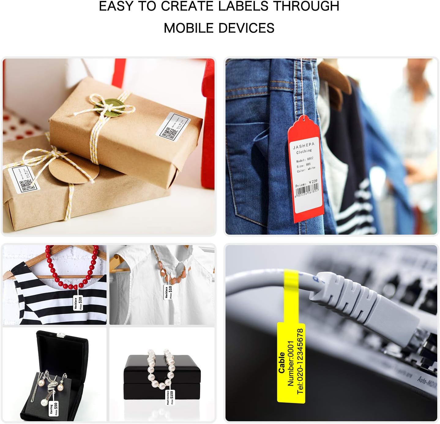 Portable Bluetooth Thermal Label Printer S4318