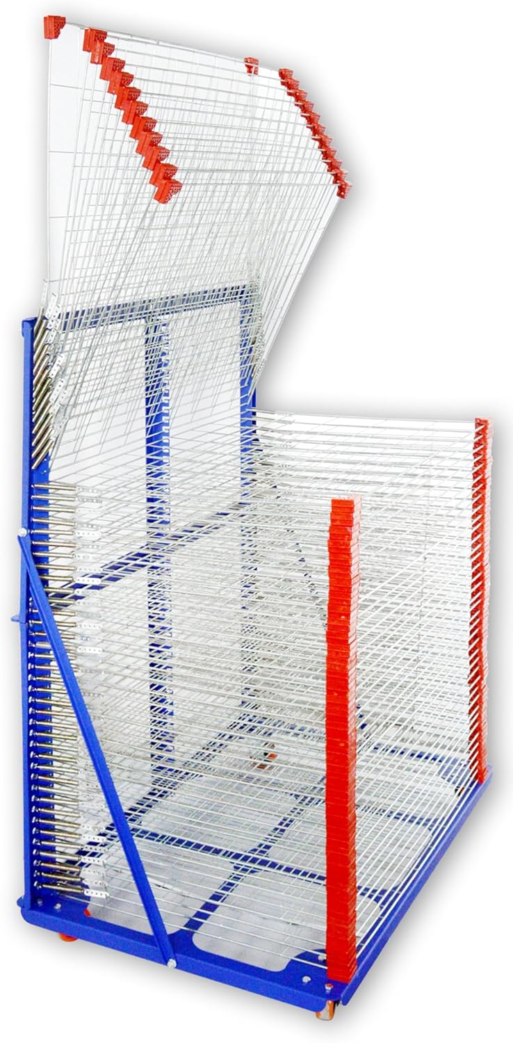 50 Shelves Movable Silk Screen Printing Drying Rack S490