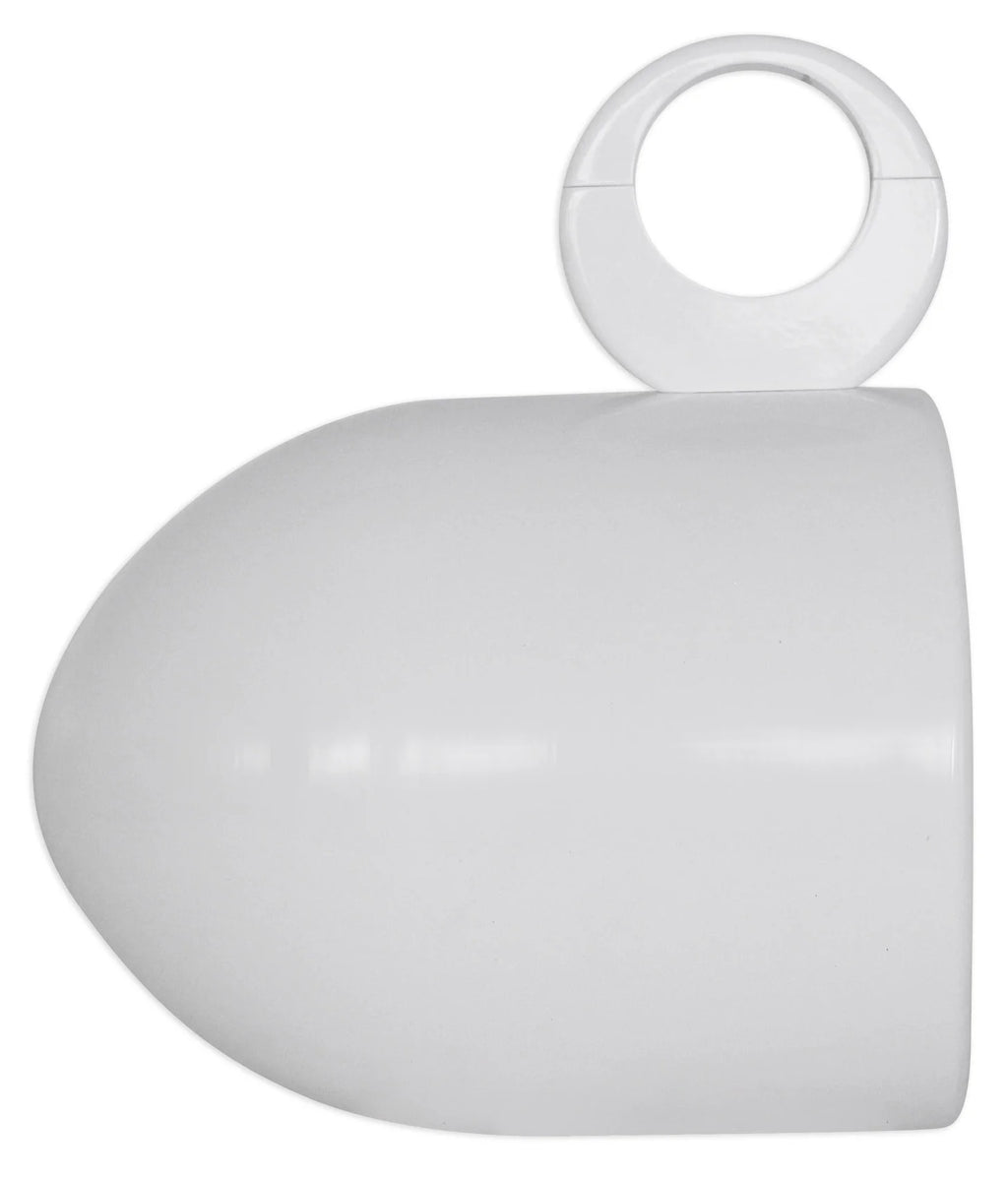White Aluminum Wakeboard Tower Speaker Pods with Covers X60276