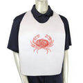 15 x 30 Paper Adult Tie-On Bibs with Crab Design Case of 500 B935707