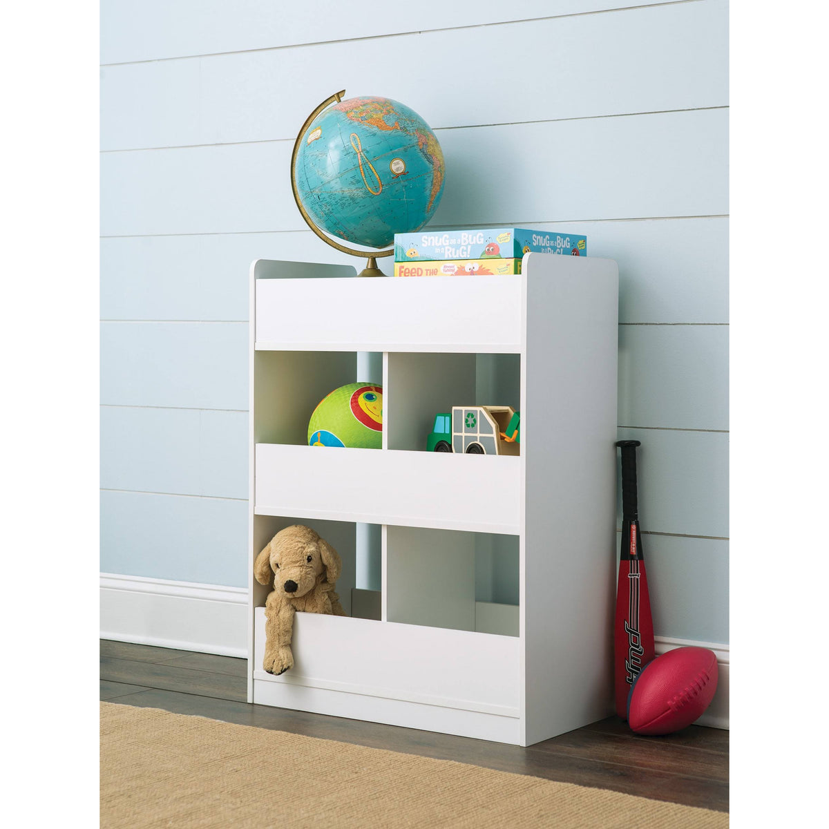 White Vertical Toy Organizer S640004