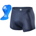 Blue M Padded Cycling Bike Shorts C437