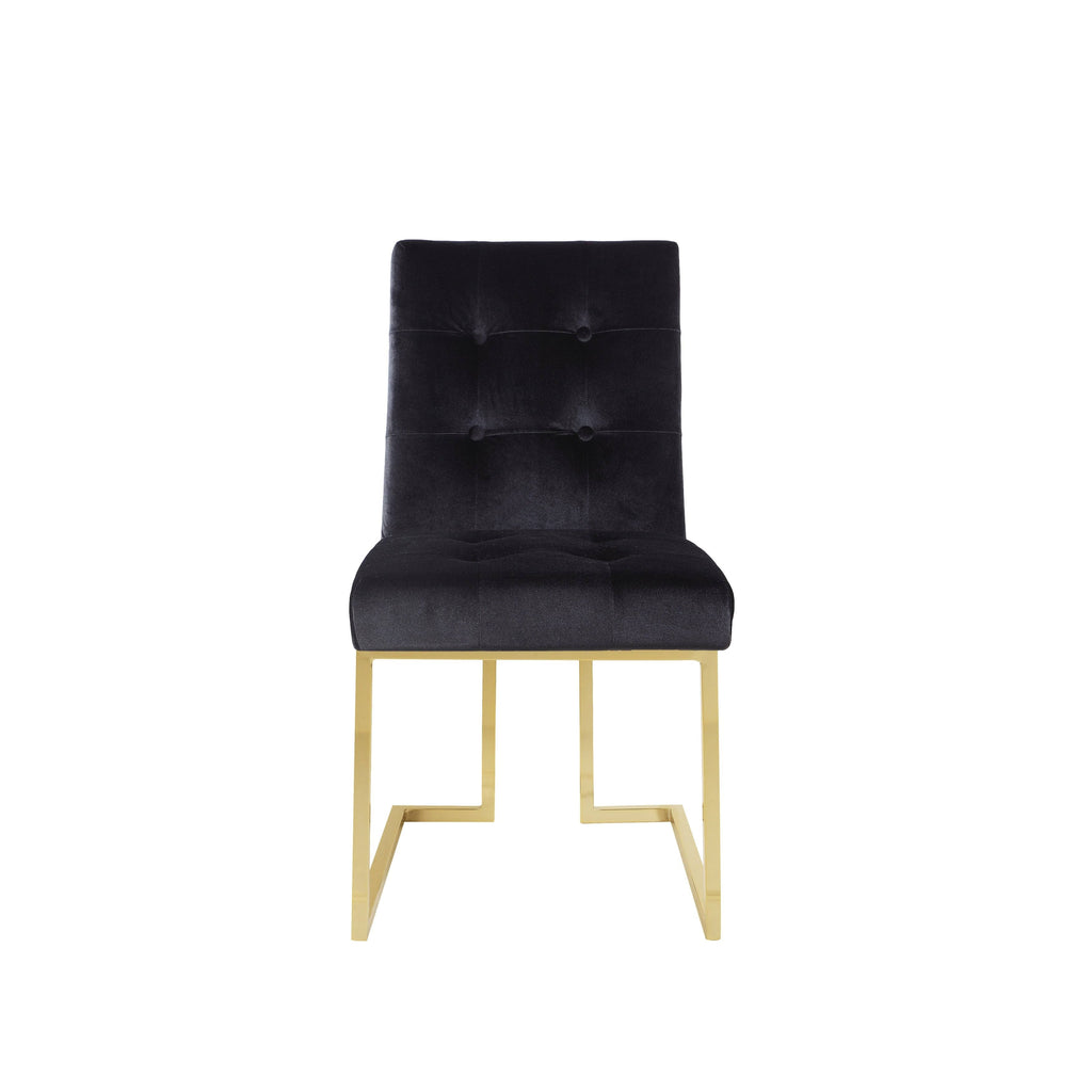 Taupe Velvet Dining Side Chair L48572