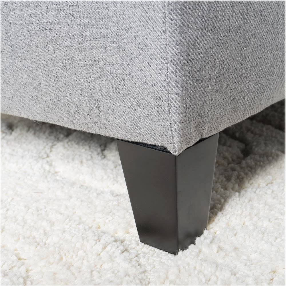 Gray Storage Ottoman B10162
