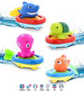 Sea Life Boat Racers Bundle Set of 4 Bath Toy X17313