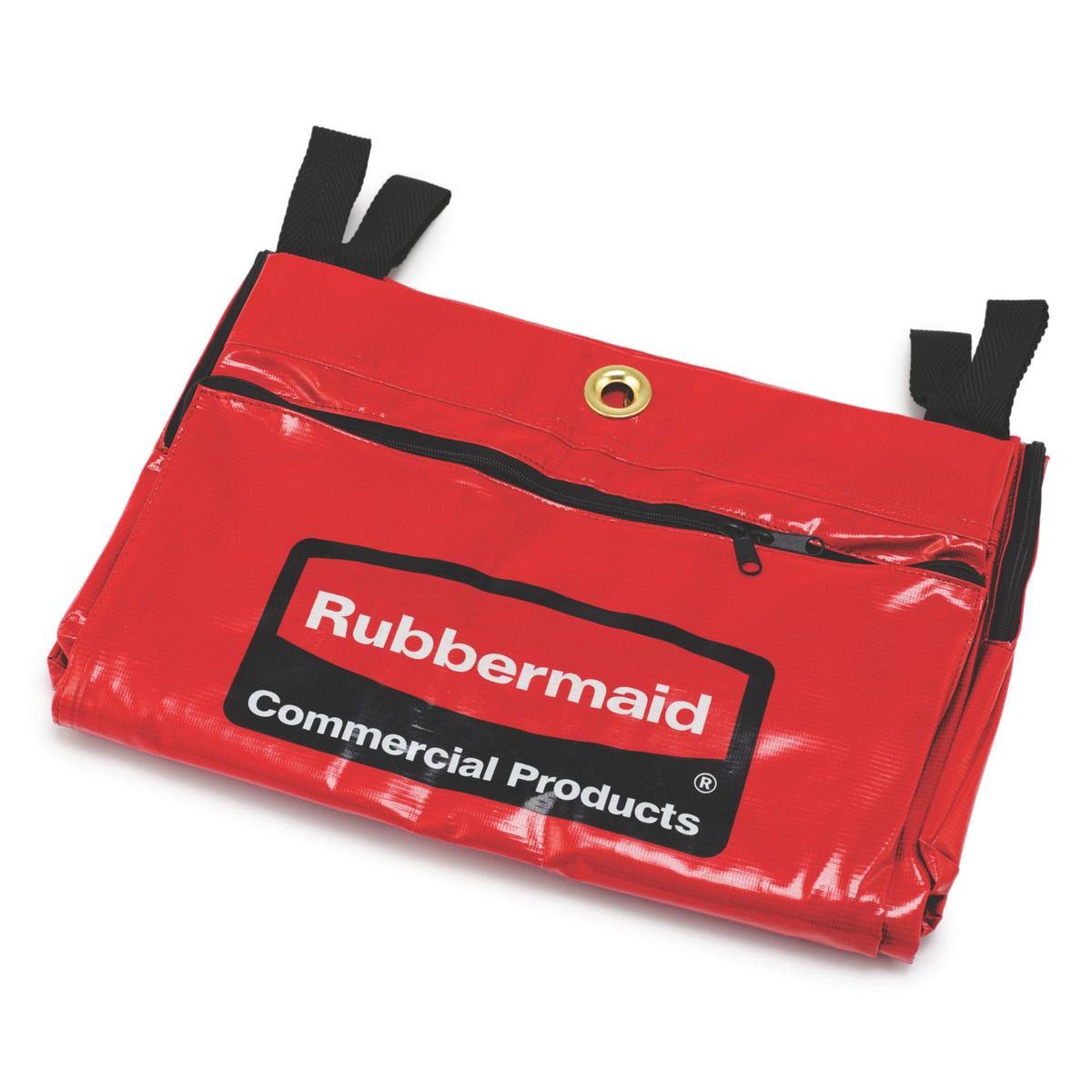Red Vinyl 34 Gal Recycling Cart Bag L304