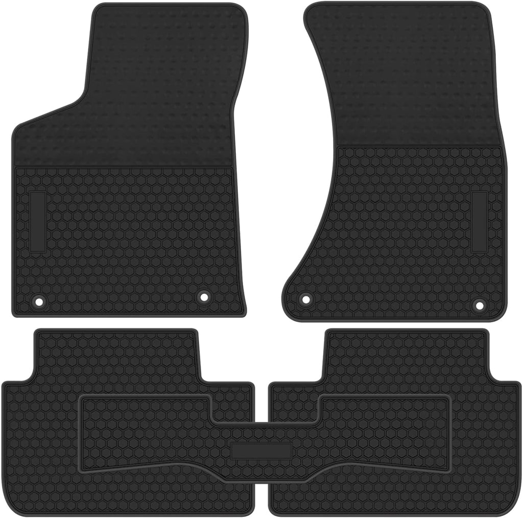 Black Rubber Car Floor Mats H567130
