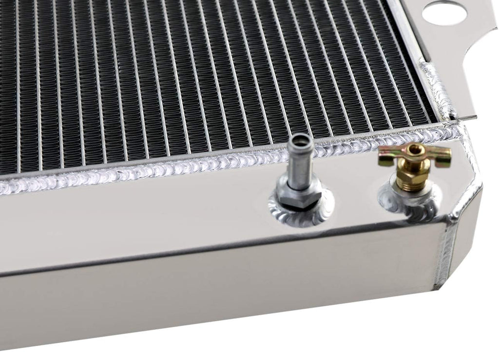 CoolingCare Radiator Compatible with 1987-2006 Jeep Wrangler TJ (4 Row + Fan Relay) V1362