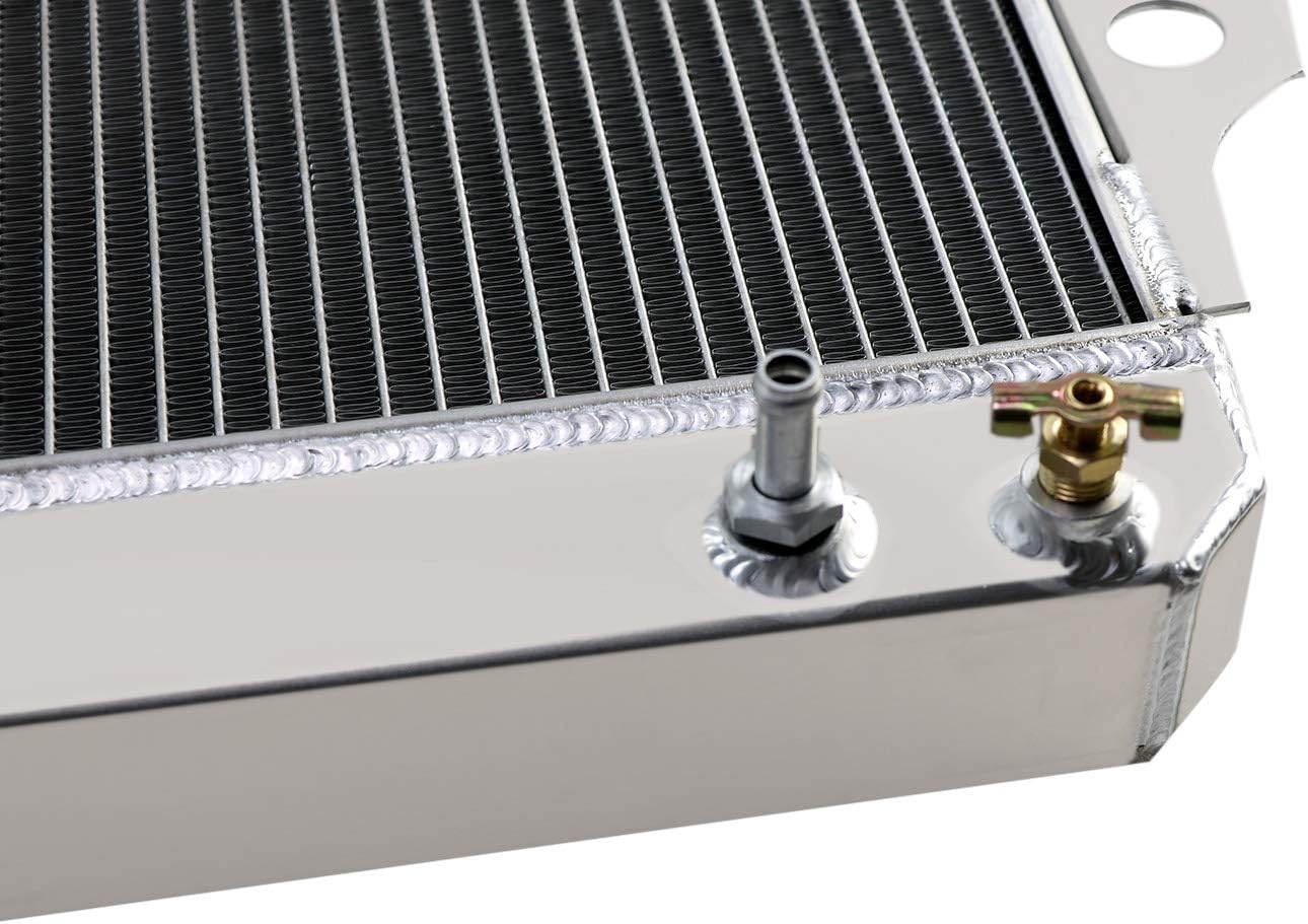 CoolingCare Radiator Compatible with 1987-2006 Jeep Wrangler TJ (4 Row + Fan Relay) V1362