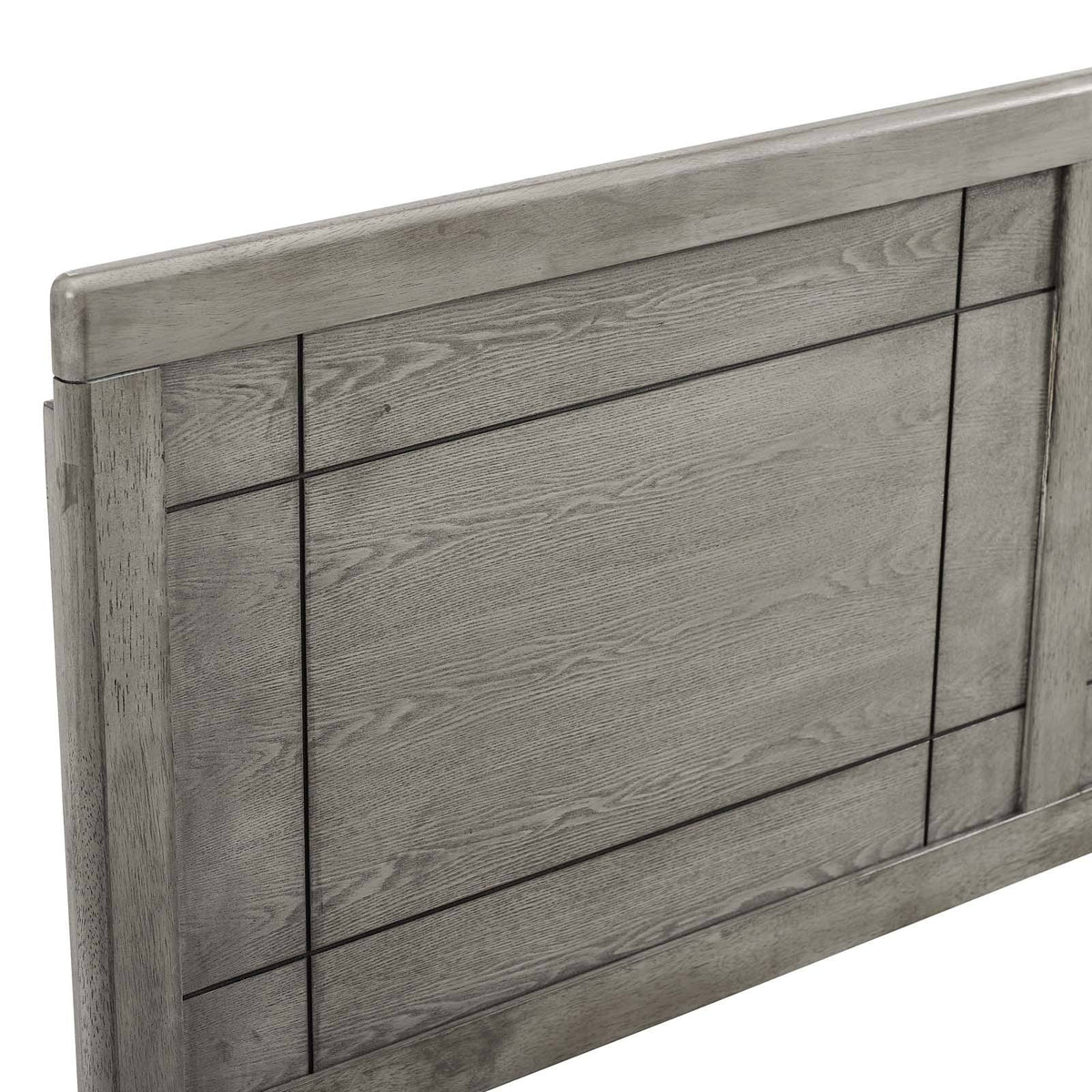 Gray Wood Queen Headboard D84872
