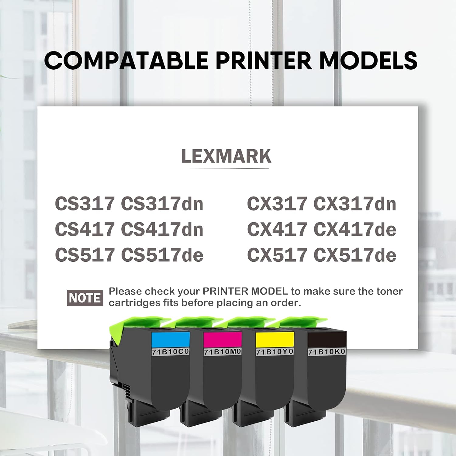 Remanufactured Toner Cartridge 4-Pack High Yield B47610