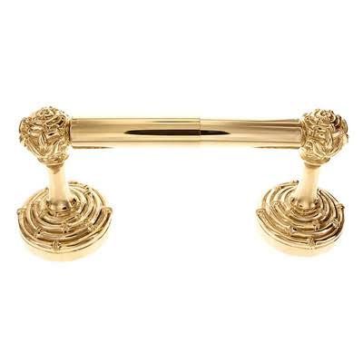 Polished Gold Wall Mounted Toilet Paper Holder B700620