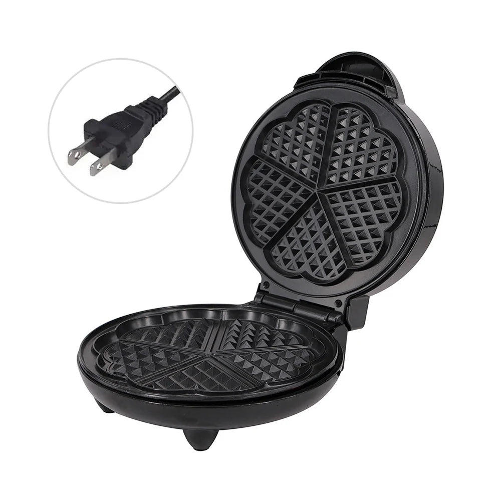 1000W Heart-Shaped Electric Waffle Maker D15655