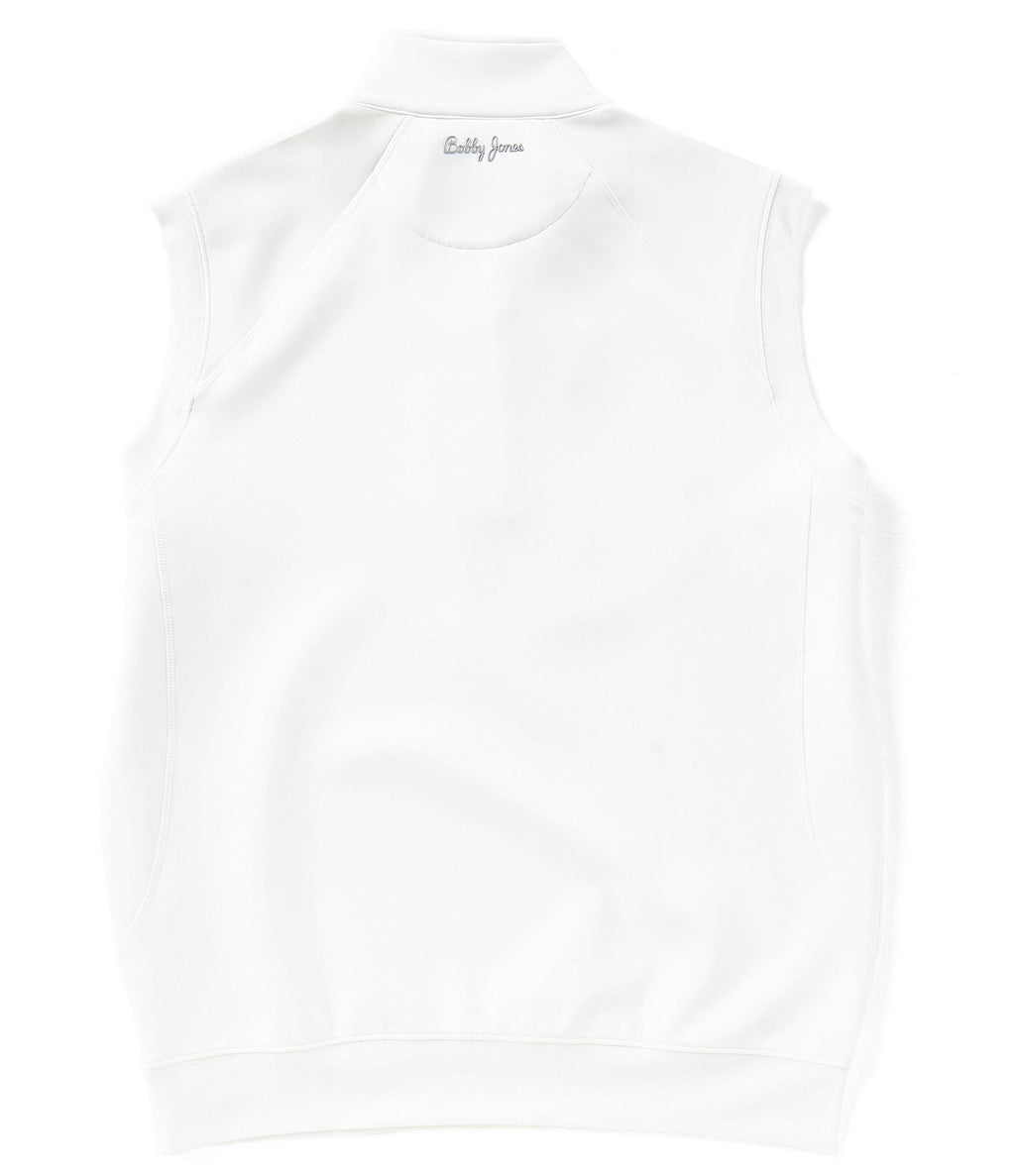 White 1/4 Zip Vest W171644