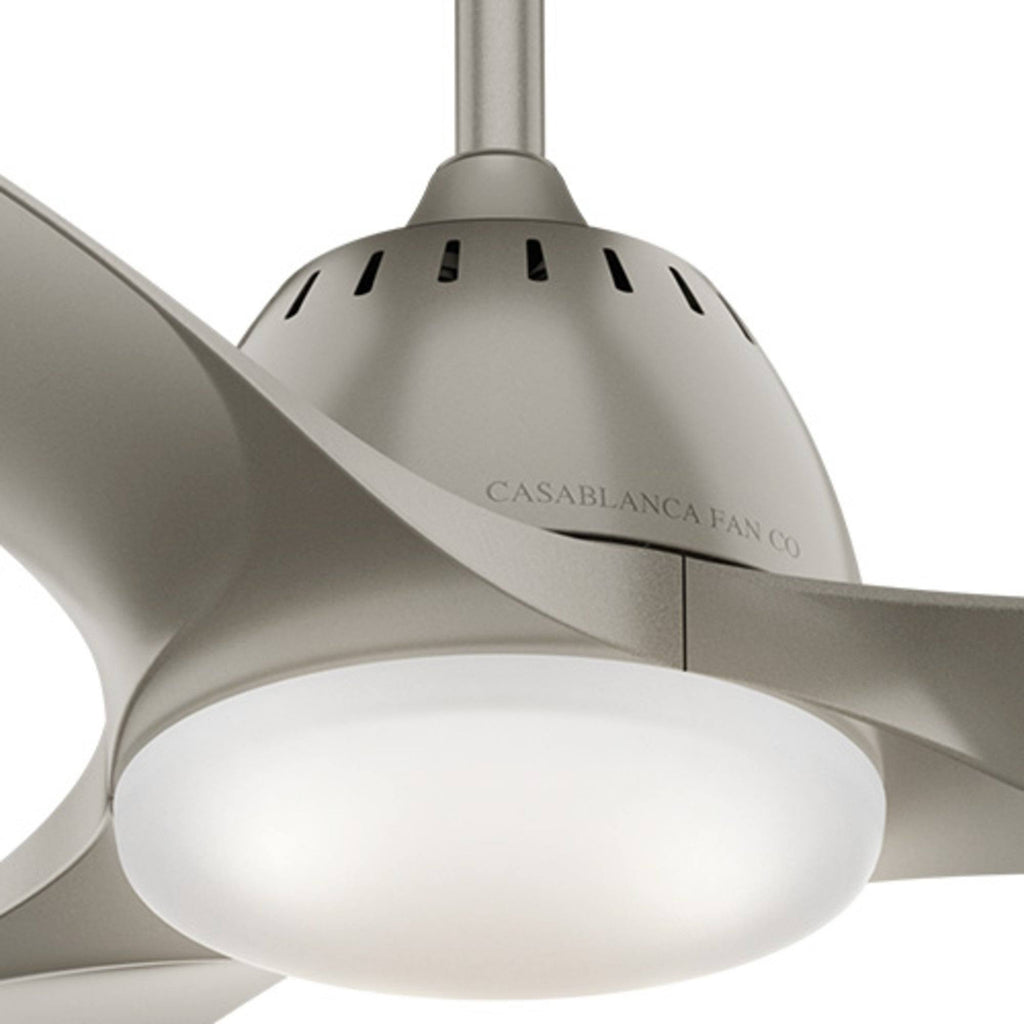 Fresh White Ceiling Fan with Light O9866