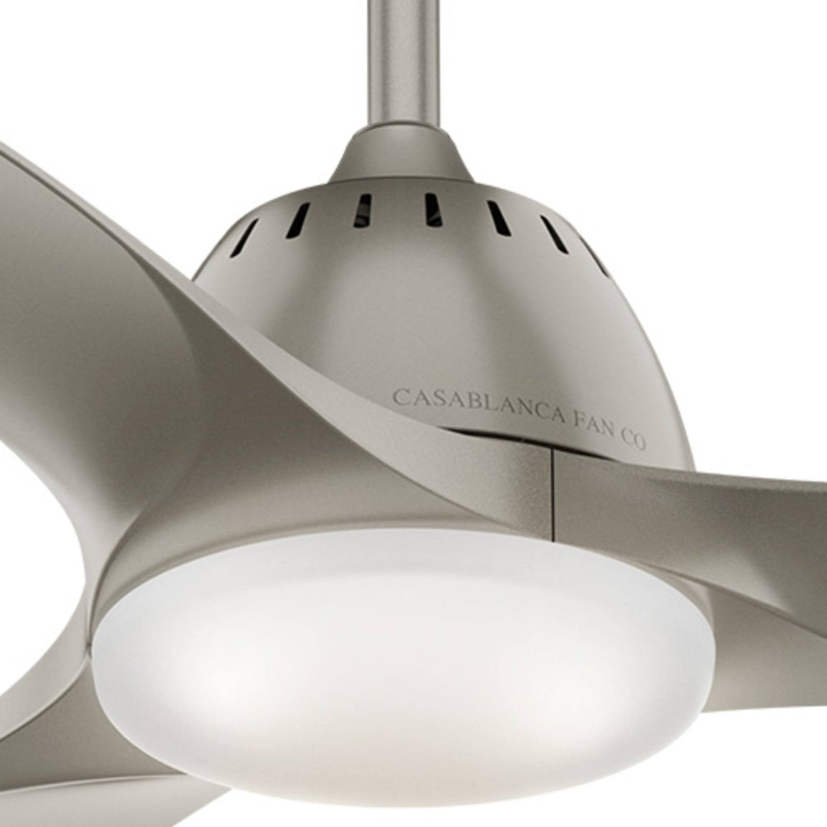 Fresh White Ceiling Fan with Light O9866