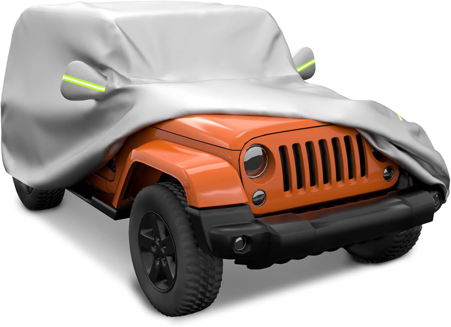 Compatible with Wrangler 1987-2022 2 Doors Car Cover, 150D Oxford Cloth, Waterproof V82267