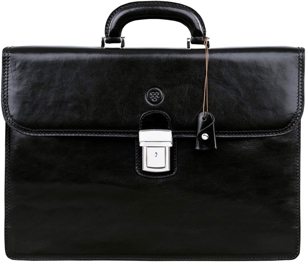 Italian Leather 17” Laptop Bag V160808