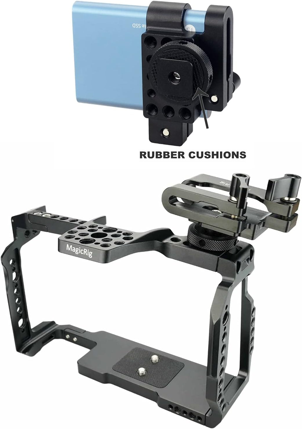 BMPCC 6K Pro Cage with T5 SSD Mount E19574