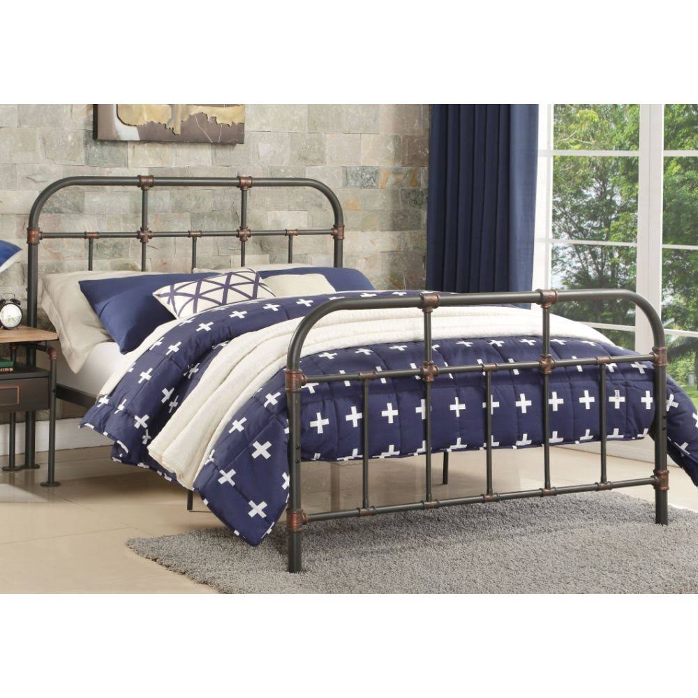 Twin Bed Sandy Gray O112303