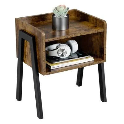 Tray Top End Table with Storage I628368