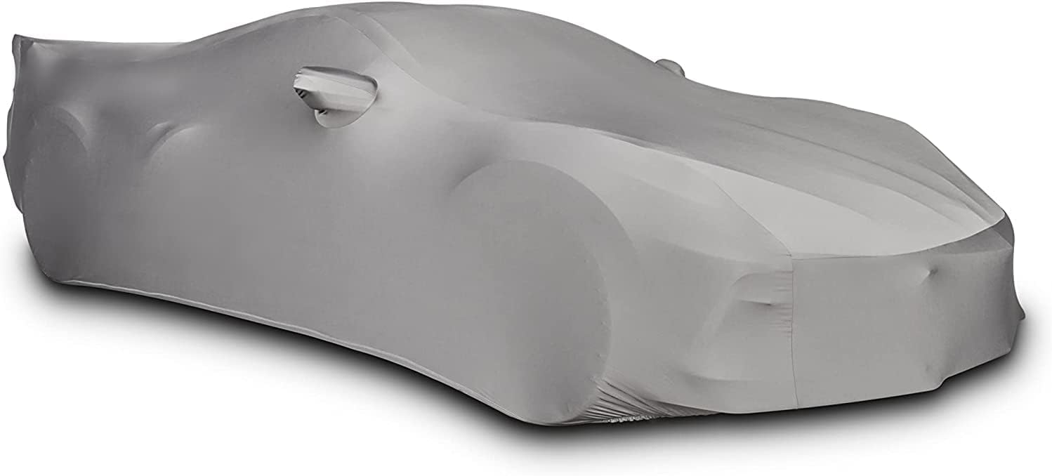 Dark Red C8 Corvette Stingray Stretch Satin Indoor Car Cover W518299