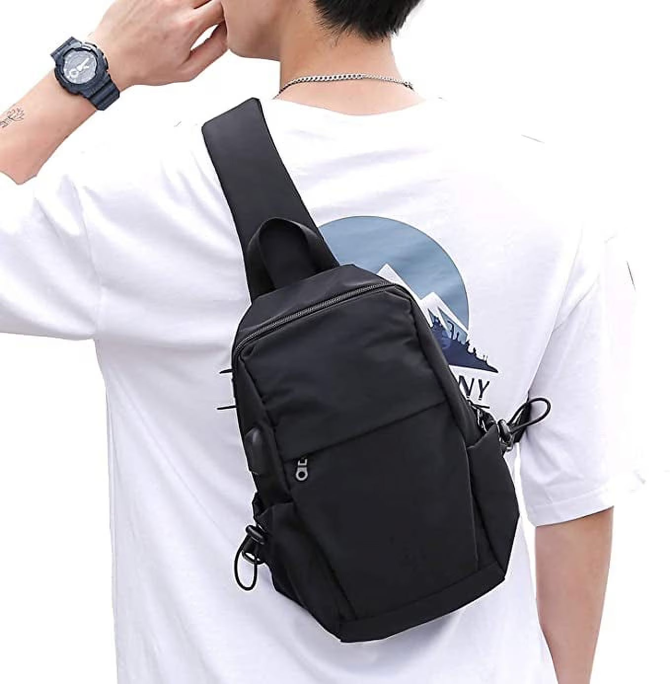 Small Sling Crossbody Backpack Shoulder Messenger Bag E671