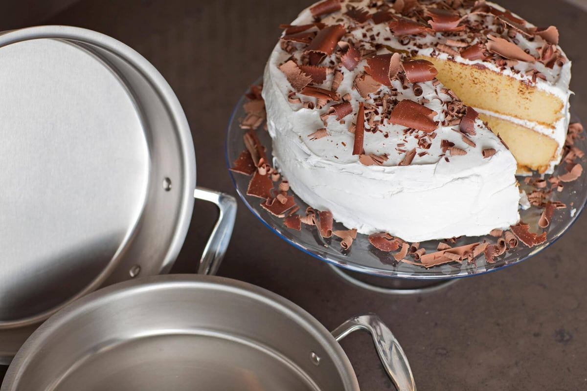 9x22 Round Stainless Steel Cake Pan A87615