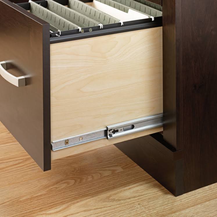 Dark Alder Computer Credenza B824