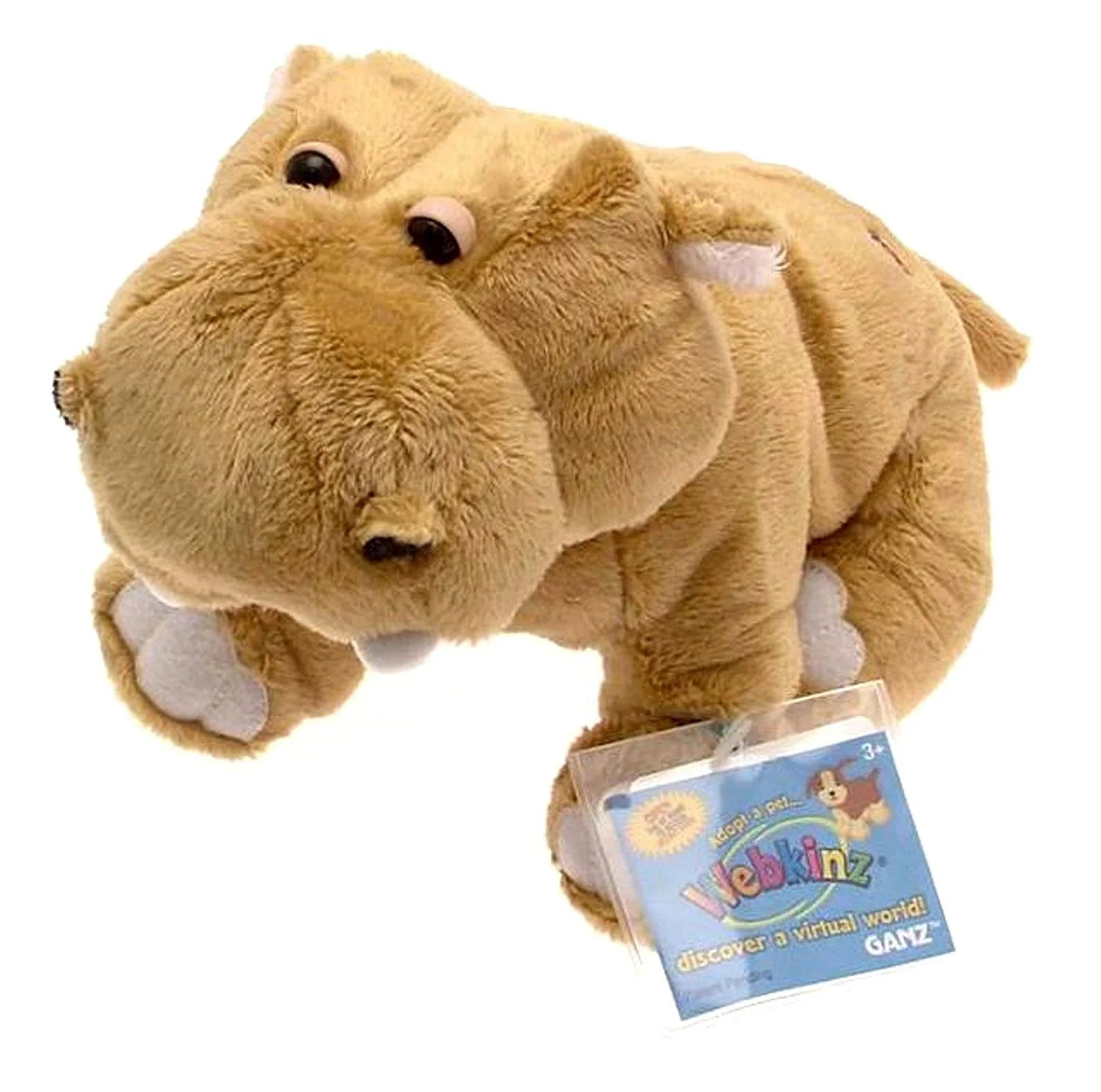 Mud Hippo Plush Toy With Sealed Code Z67144
