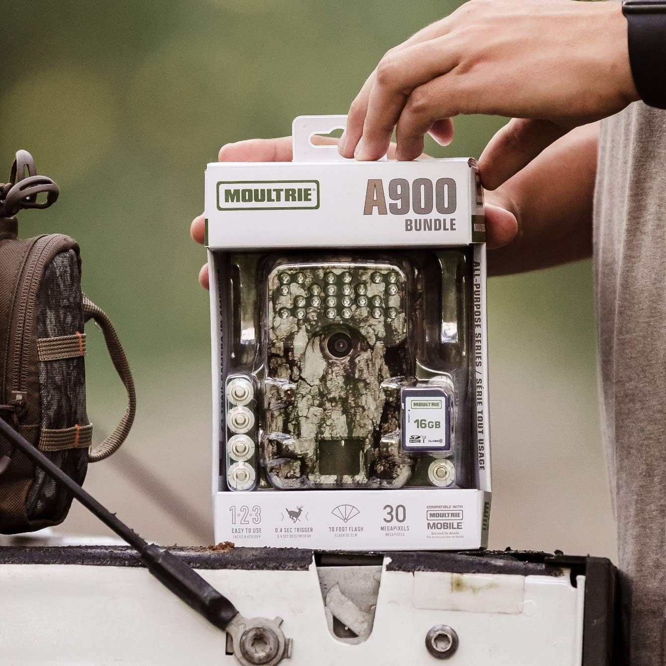 Trail Camera Bundle with Batteries and 16 MB SD Card, Pack of 2 M5780