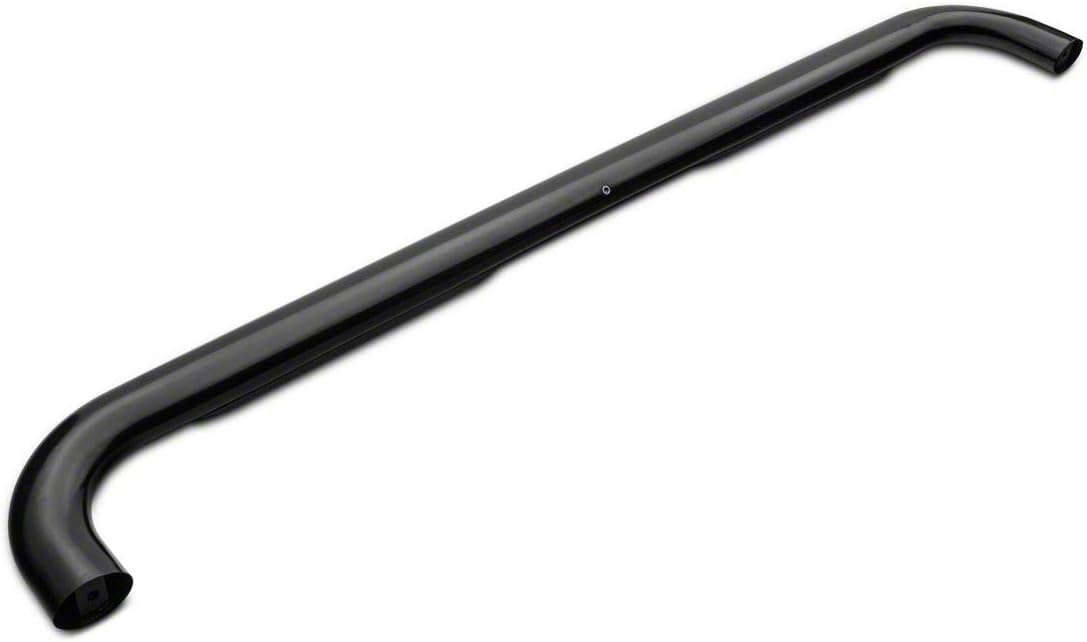 Black 4-Inch Oval Bent End Side Step Bars L127210