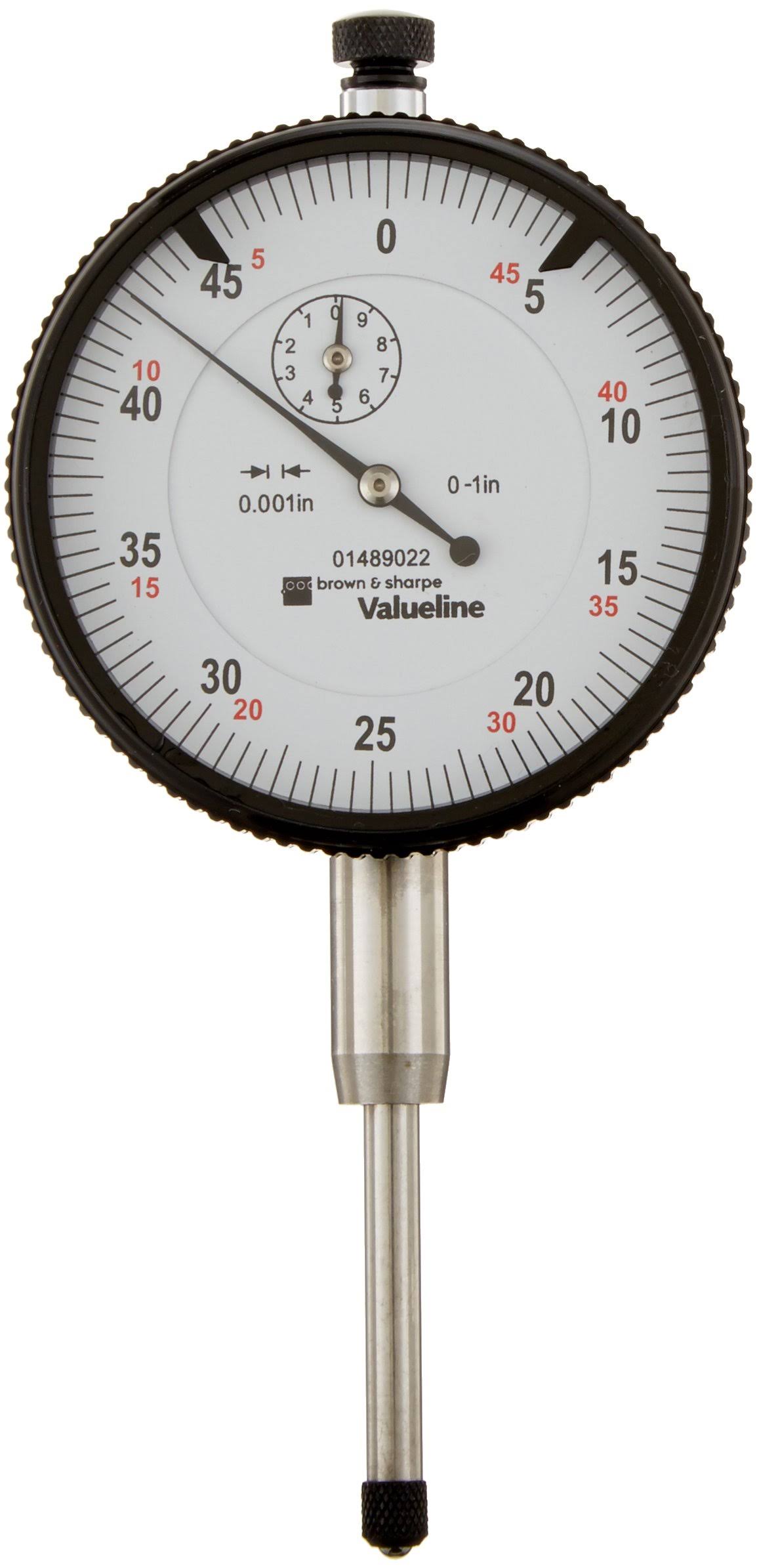 Dial Indicator, 0 to 1 In, 0-100 M616