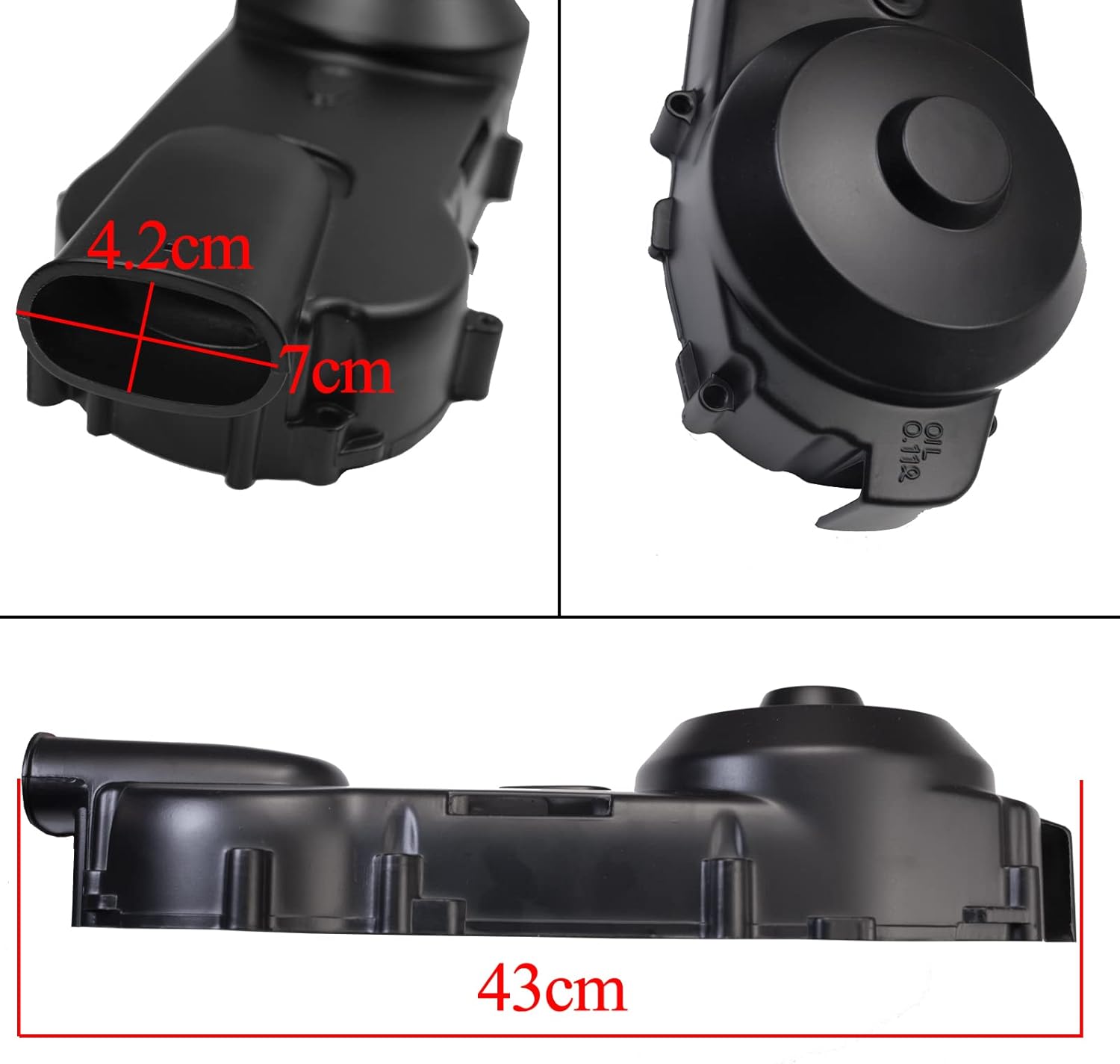 Transmission Cover Assembly for GY6 125CC-150CC Engine Scooter ATV Moped Pack of 2 Y3302