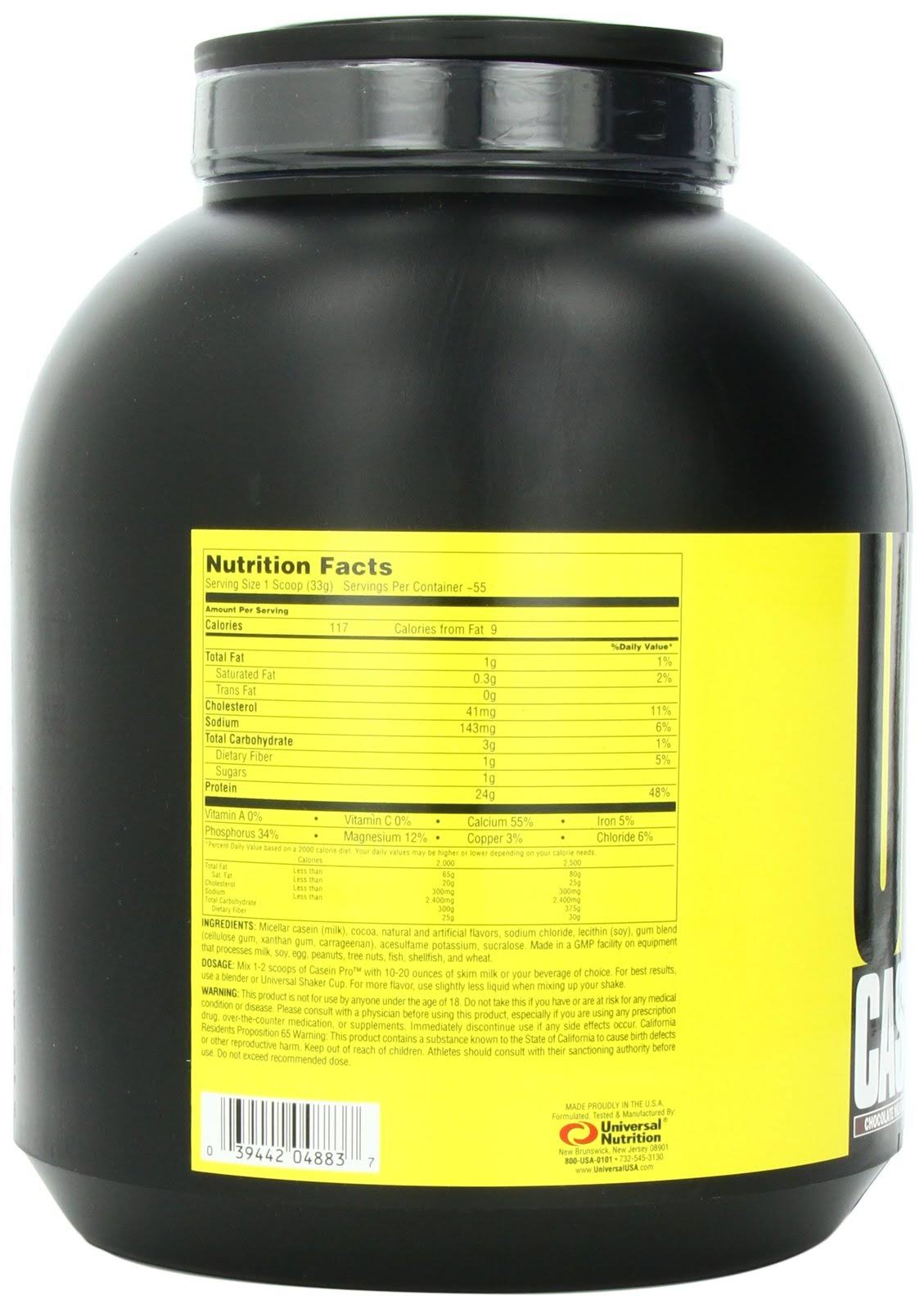 Chocolate Milkshake Casein Pro 4 lbs Y881227