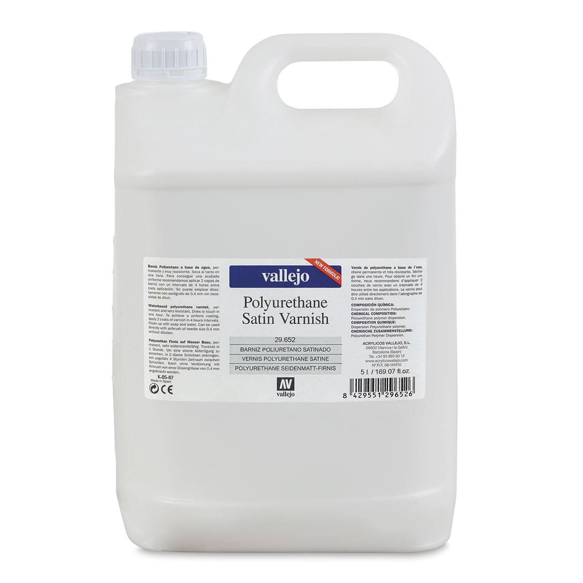 Satin Polyurethane Varnish, 5 Liter E6965