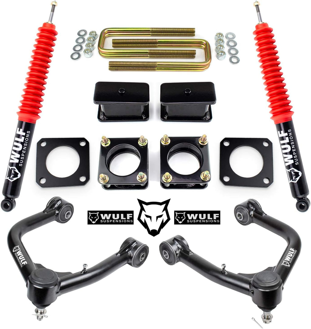 3.5" Front 3" Rear Lift Kit with Control Arms and Rear Shocks for 2007-2020 Toyota Tundra 2WD S67006