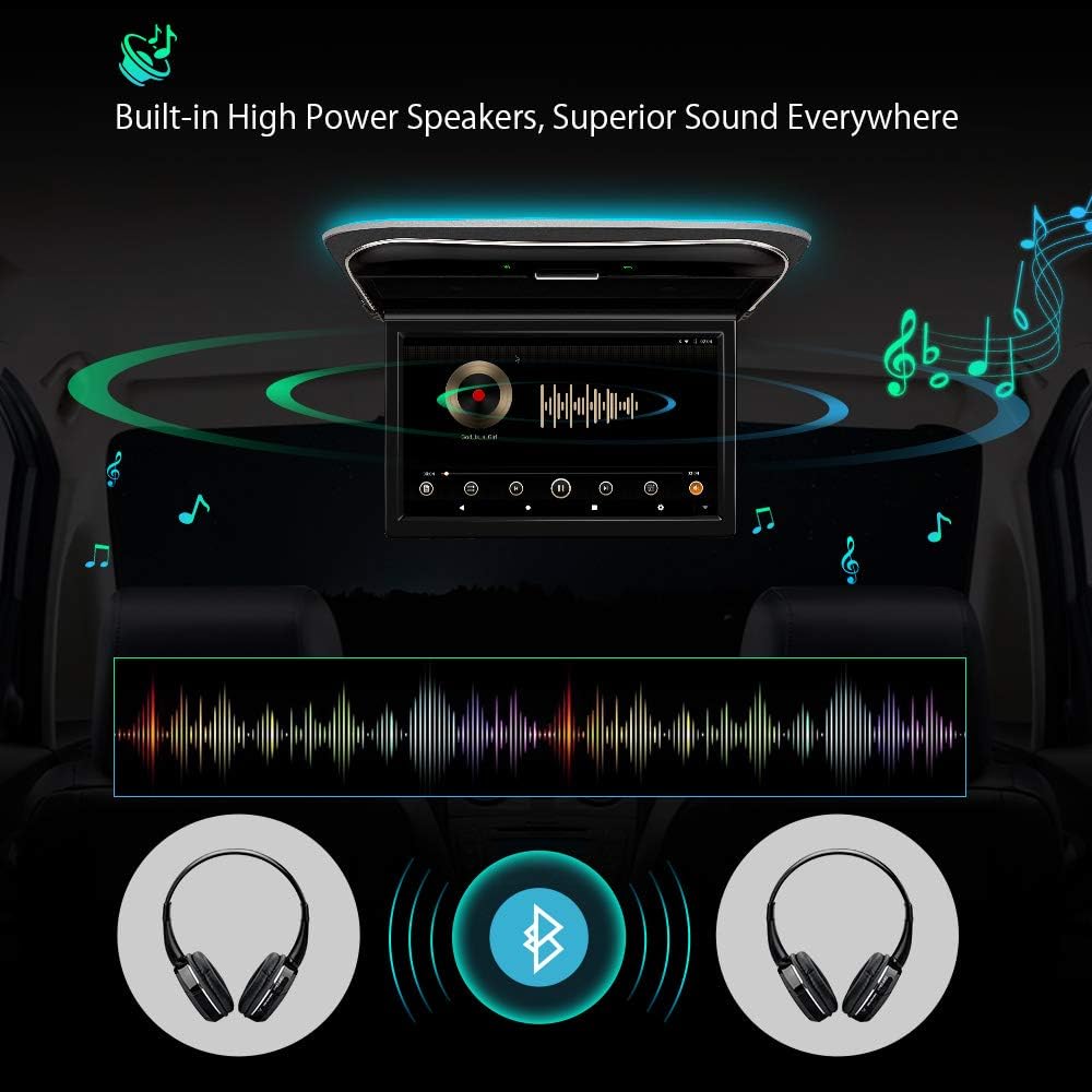 11.6 Inch Overhead Car Monitor with Built-in Stereo Speakers O765783